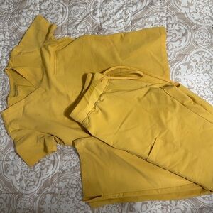 Golden Women's Jogger Set